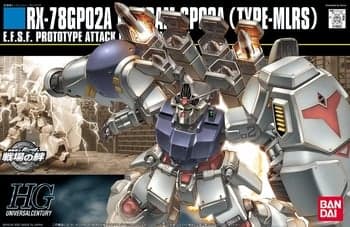 HGUC RX-78 GP02A Gundam GP02A (Type-MLRS) - Box Art