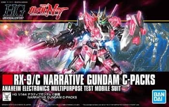 HGUC NARRATIVE GUNDAM C-PACKS