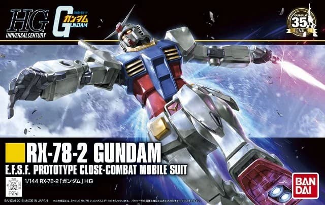 HGUC RX-78-2 GUNDAM - Box Art