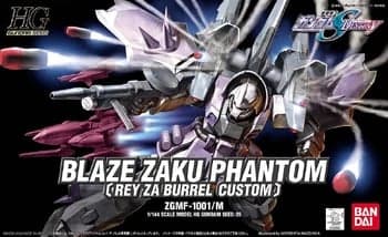 ZGMF-1001/M Blaze Zaku Phantom (Rey Za Burrel Custom) - Box Art