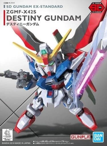 SD Gundam Ex-Standard ZGMF-X42S Destiny Gundam - Box Art
