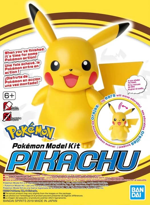 Pokemon Model Kit Pikachu - Box Art