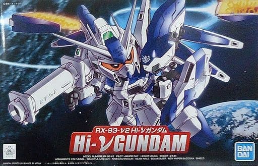 SD Gundam RX-93-nu2 Hi-nu Gundam - Box Art
