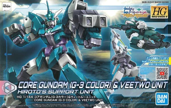 HG CORE GUNDAM (G3 COLOR) & VEETWO UNIT
