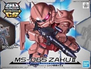 SD Gundam Cross Silhouette MS-06S Zaku II - Box Art
