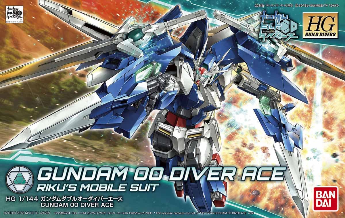1/144 HGBD Gundam 00 Diver Ace - Box Art