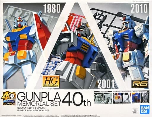 Gunpla 40th Memorial Set - Box Art