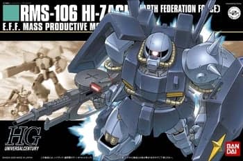 HGUC RMS-106 Hi-Zack (Earth Federation Force) - Box Art