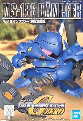 SD Gundam G Generation-0 MS-18E Kampfer - Box Art