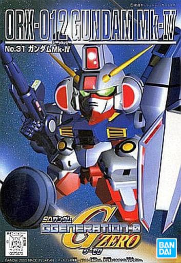 SD Gundam G Generation-0 ORX-012 Gundam Mk-IV - Box Art