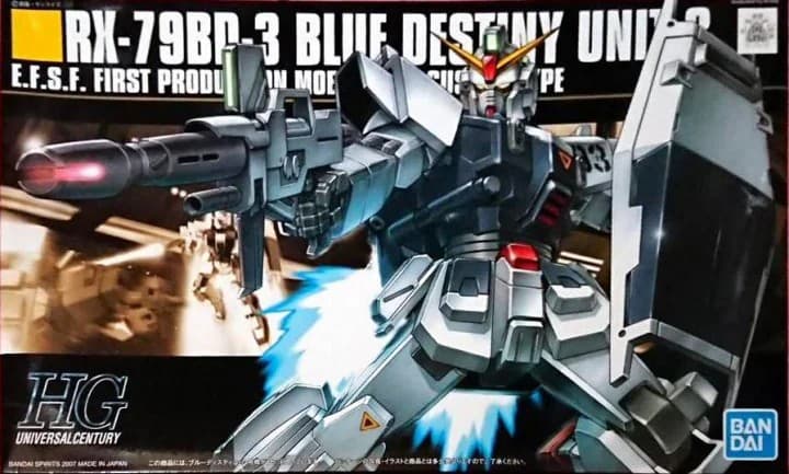 HGUC BLUE DESTINY UNIT 3 - Box Art