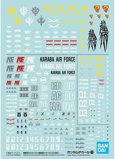 Gundam Decal Mobile Suit Zeta Gundam / Gundam ZZ Multiuse 1 - Box Art