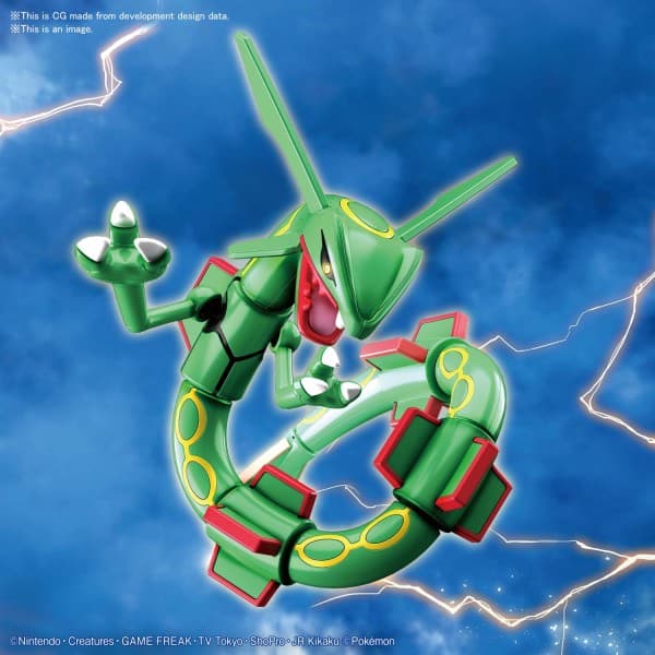 Pokemon Model Kit RAYQUAZA - Box Art
