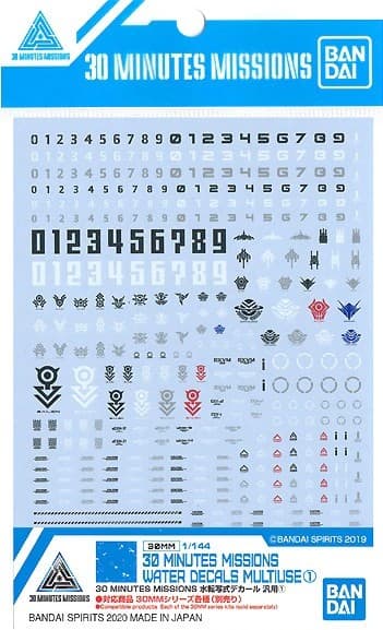 30MM / 30Minutes Missions Water Decals Multiuse (1)