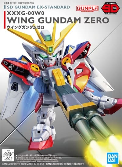 SD Gundam EX-Standard XXXG-00W0 Wing Gundam Zero - Box Art