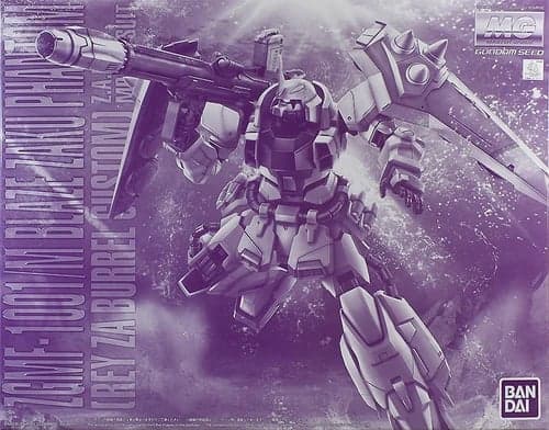 MG Gundam Seed Blaze Zaku Phantom [Rey Za Burrel Custom] - Box Art