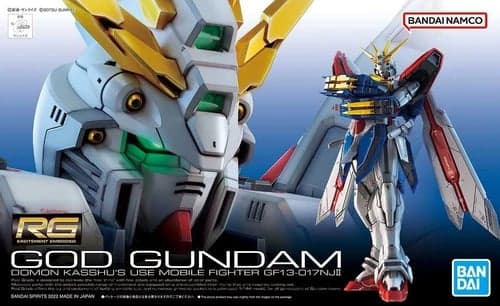 RG GOD GUNDAM - Box Art