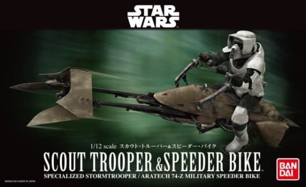 1/12 SCOUT TROOPER & SPEEDER BIKE - Box Art