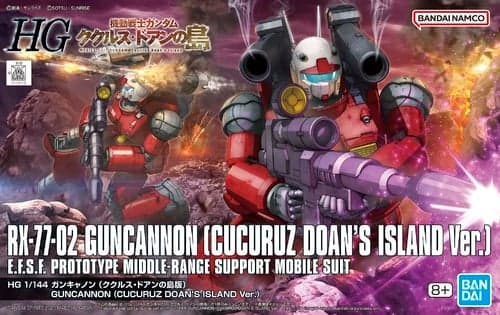 HGUC RX-77-02 Guncannon [Cucuruz Doan's Island Ver.] - Box Art