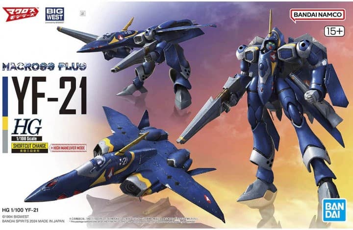 HG 1/100 YF-21 (Guld Goa Bowman use) - Box Art