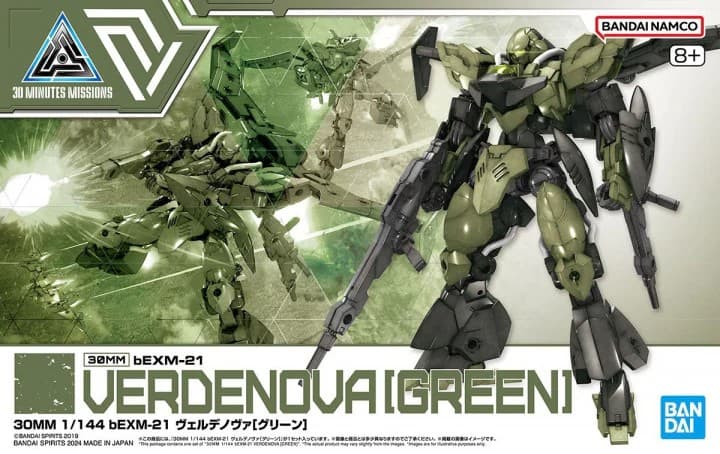 30MM 1/144 bEXM-21 Verdenova (Green) - Box Art