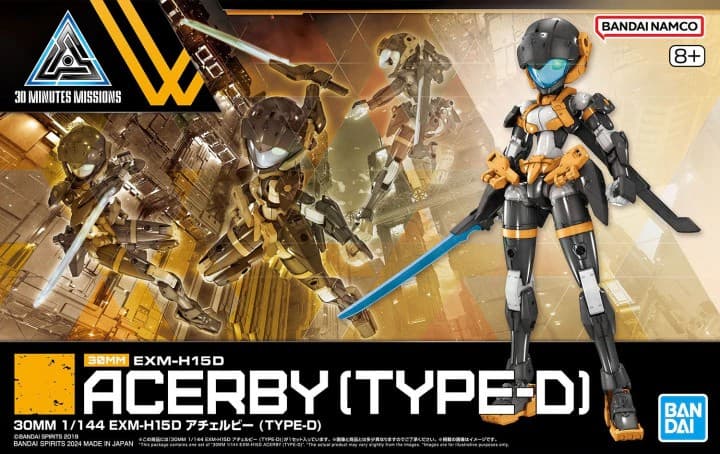 30MM 1/144 EXM-H15D Acerby (Type D) - Box Art