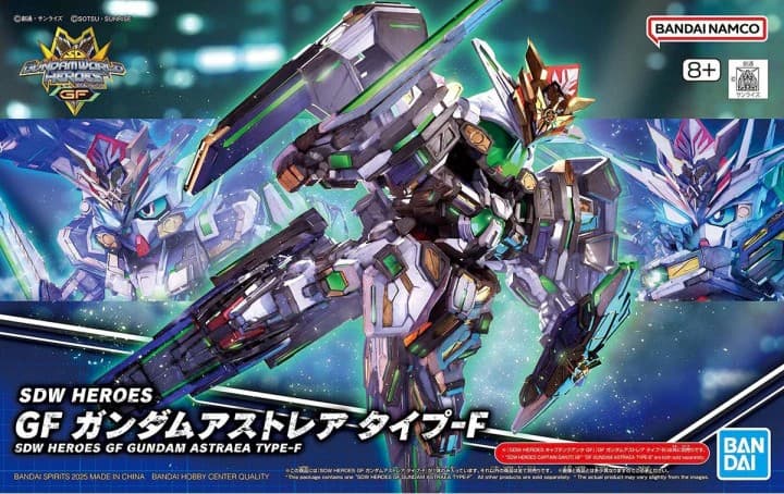 SDW Heroes GF Gundam Astraea Type-F - Box Art