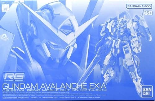 RG 1/144 Gundam Avalanche Exia Dash - Box Art