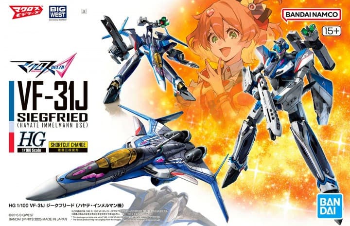 HG VF-31J Siegfried (Hayate Immelmann use) - Box Art