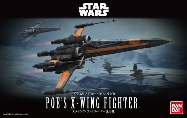 1/72 Poe's X-Wing Fighter - Box Art