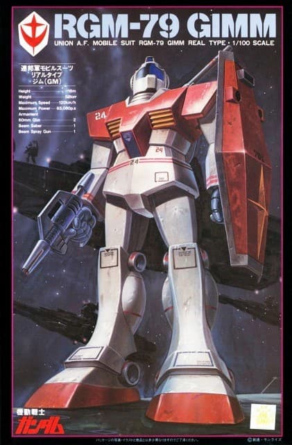 Real Type RGM-79 GM - Box Art