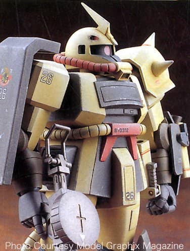 MS-06D Zaku Desert Type - Box Art