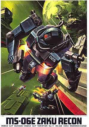 MS-06E Zaku Recon - Box Art