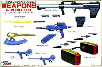 Weapons for Mobile Suit - Box Art
