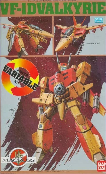 Macross 15th Anniversary VF-1D Valkyrie - Box Art