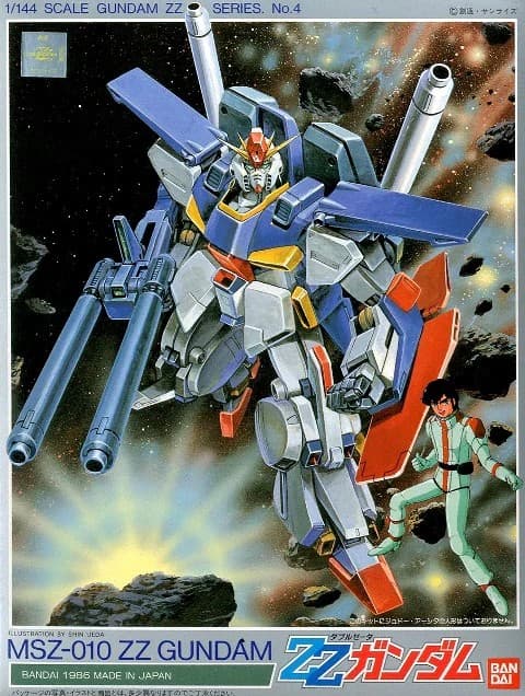MSZ-010 ZZ Gundam - Box Art