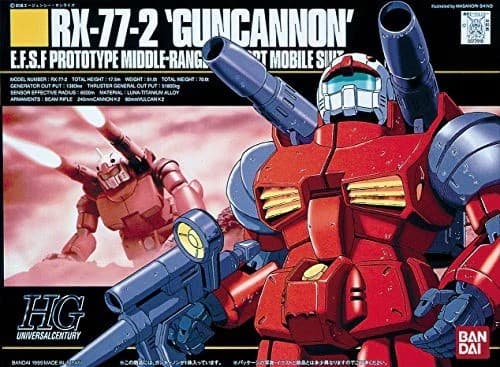 HGUC RX-77-2 Guncannon - Box Art