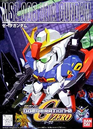 SD Gundam BB Senshi MSZ-006 Zeta Gundam - Box Art