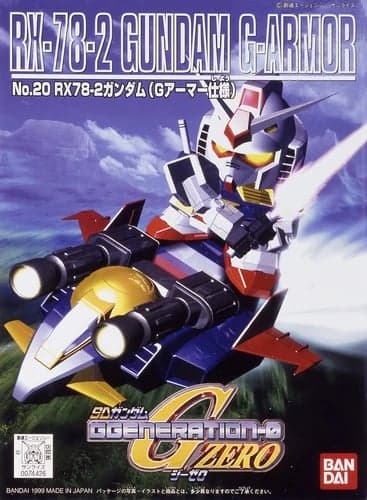 SD Gundam G Generation-0 RX-78-2 Gundam G-Armor - Box Art