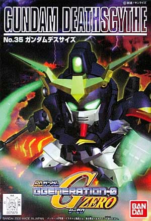 SD Gundam G Generation-0 Gundam Deathscythe - Box Art