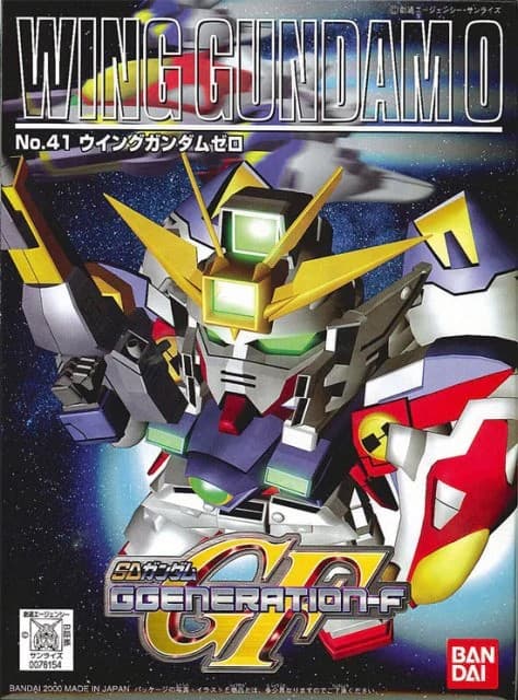 SD Gundam G Generation-F Wing Gundam 0 - Box Art