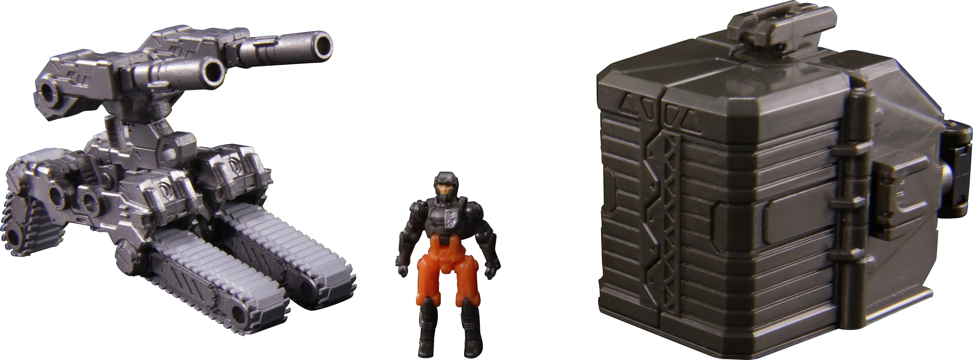 Diaclone DA-13 Powered System Dirt Loader - Box Art