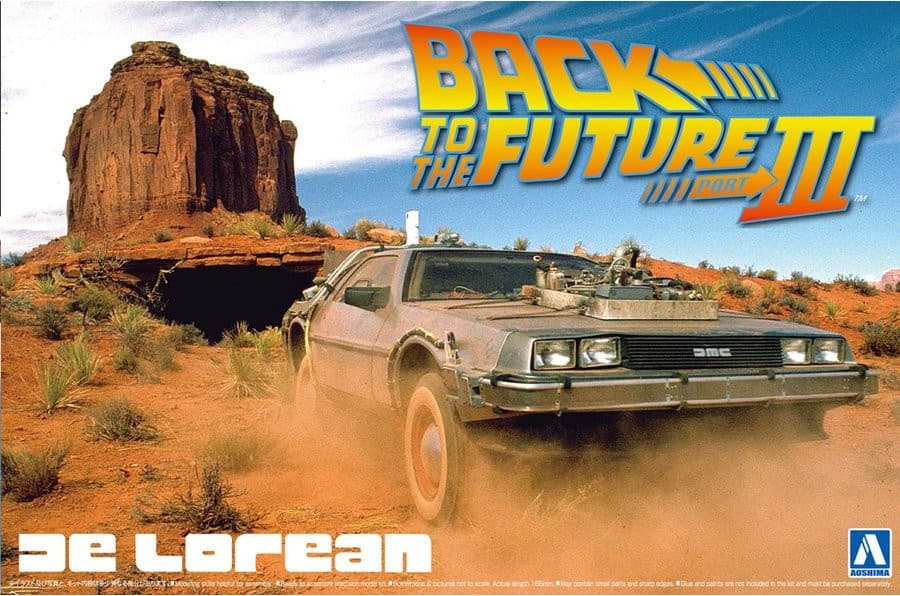 Back to the Future DeLorean Part III & Railroad - Box Art