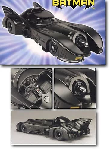 AMT/ERTL Batmobile (Tim Burton's "Batman" version) - Box Art