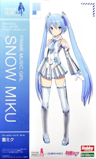Frame Music Girl Snow Miku - Box Art