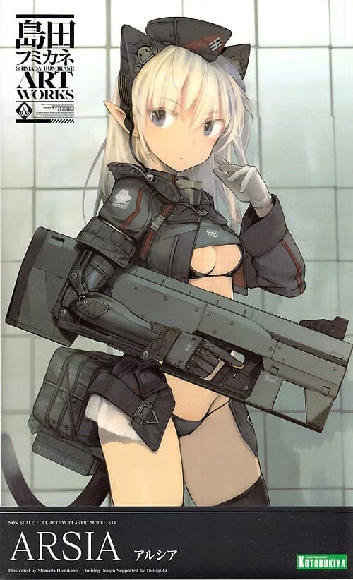 Shimada Humikane Art Works Arsia - Box Art