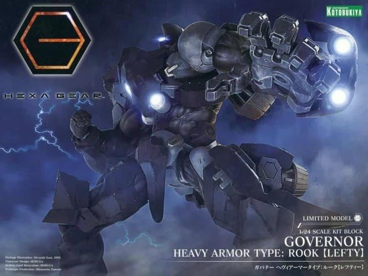 Hexa Gear Governor Heavy Armor Type: Rook (Lefty) - Box Art