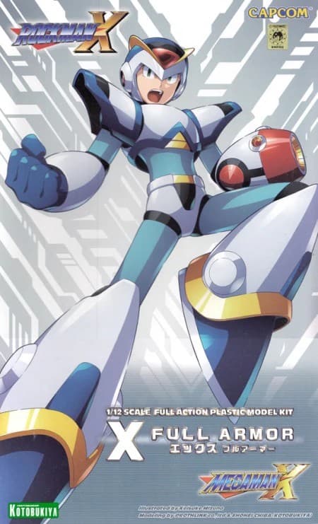 Rockman X (Mega Man X) X Full Armor - Box Art