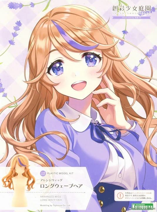 Sousai Shojo Teien Arranged Wigs Long Wavy Hair - Box Art