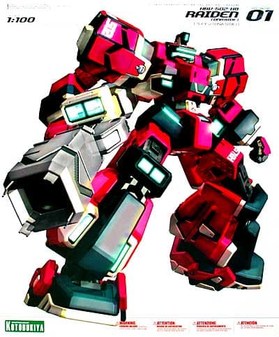 HBV-502-HB Raiden (DNA Side) - Box Art